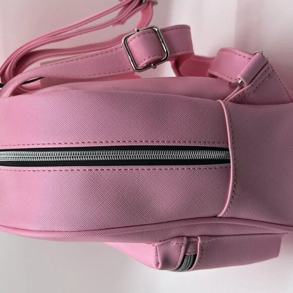 Marc Tetro Yorkie Yorkshire Terrier 10” X 8” Pink Bag Backpack - Picture 5 of 7